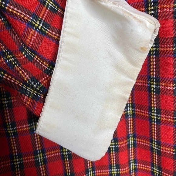 VINTAGE 80’s CLUES COLLECTION PLAID DRESS SIZE 14 - Picture 5 of 9